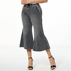 "As Is" C Wonder Cropped Flare Leg Jean