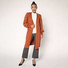 "As Is" C Wonder Luxe Yarn Mixed Media Cardigan