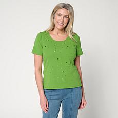 "As Is" C Wonder Piette Detail Knit Top