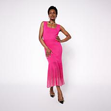 "As Is" C Wonder Pleat Knit Sweater Tank Dress