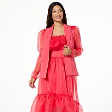 "As Is" C Wonder Runway Mixed Media Blazer