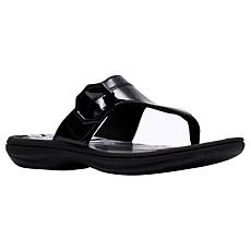 "As Is" Clarks Cloudsteppers® Breeze Cove Toe Post Sandal