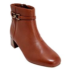 "As Is" Clarks Collection Iridessa Air Leather Ankle Boot