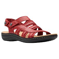 "As Is" Clarks Collection Laurieann Erin Leather Fisherman Sandal