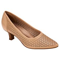 "As Is" Clarks Kepley Sky Laser Cutout Pump