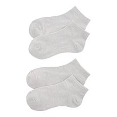 "As Is" CleanBoss by Joy Comfy & Clean 2-Pack Perfect Pair Ankle Socks