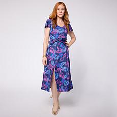 "As Is" Colleen Lopez Cummerbund Knit Dress