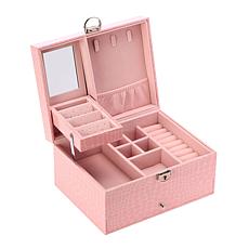 "As Is" Colleen's Prestige™ 2-Layer Jewelry Box with Mirror