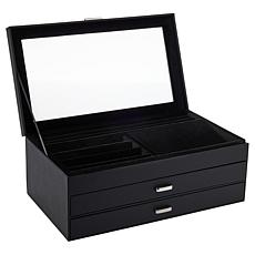 "As Is" Colleen's Prestige™ 3-Layer Jewelry Box with Window