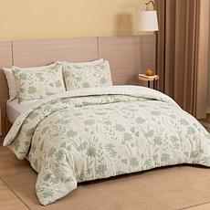 "As Is" Concierge Collection 3-piece Jacquard Comforter Set