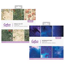 "As Is" Crafter's Companion 8" x 8" Printed Paper Pad