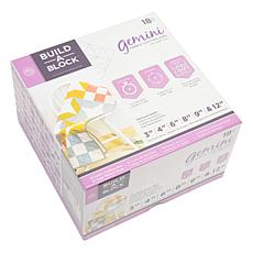 "As Is" Crafter's Companion Build-A-Block Patch Work Quilt Set