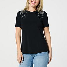"As Is" Curations x Debbie Denmon Bling T-Shirt