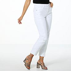"As Is" Democracy "Ab"solution® Straight Leg Denim Ankle Jean