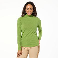 "As Is" DG2 by
Diane Gilman Brushed Sweater Knit Keyhole Back Mock-...