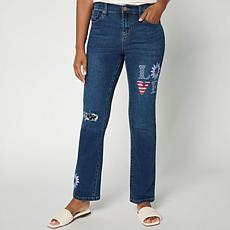 "As Is" DG2 by Diane Gilman New Classic Stretch Americana Embroider...