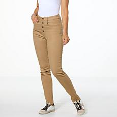 "As Is" DG2 by Diane Gilman New Classic Stretch Button Fly Skinny Jean