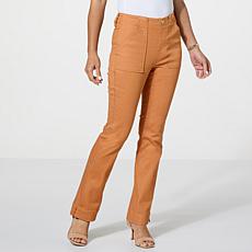 "As Is" DG2 by Diane Gilman Stretch Perfect Twill Denim Bootcut Jean