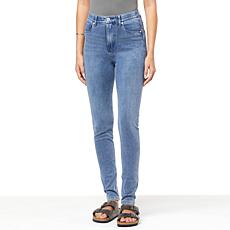 "As Is" DG2 by Diane Gilman SuperStretch Knit Denim Seamless Lean Jean