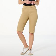 "As Is" DG2 Virtual Stretch Denim Pull-On Bermuda Short - Fashion C...