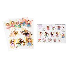 "As Is" Diamond Press 3D Fairy Stickers