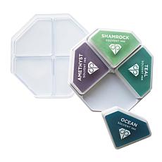 "As Is" Diamond Press Metallic Inks - Set of 4