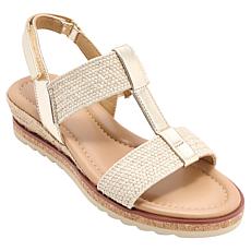 "As Is" easy spirit Selene Low Wedge Sandal