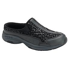 "As Is" easy spirit Traveltime Leopard-Print Slip-On Clog