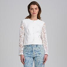 "As Is" Elle Get the Look Lace Satin Jacket