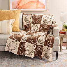"As Is" Emryn House 50" x 60" Fall Checkered Throw