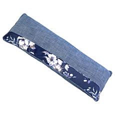 "As Is" Emryn House Denim Patch Decorative Lumbar Pillow