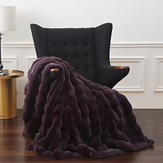 "As Is" G BY G Faux Fur Throw