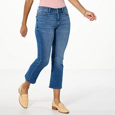 "As Is" G by Giuliana Black Label Mid-Rise EcoChic Denim Kick Crop ...