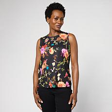 "As Is" G by Giuliana G-Knit Printed Sleeveless Tank