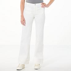 "As Is" G by Giuliana G-Soft Denim Wide-Leg Trouser