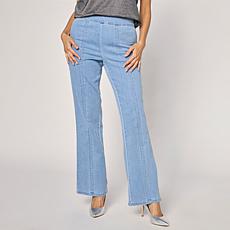 "As Is" G by Giuliana G5 Denim Mini Boot Pull On Pant