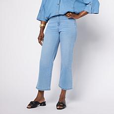 "As Is" G by Giuliana G5 Slim Palazzo Jean
