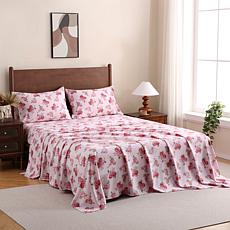 "As Is" G by Giuliana Home 450TC 4-piece Sheet Set