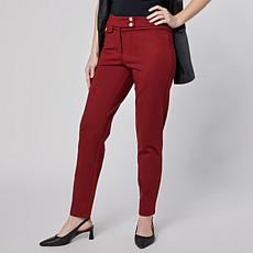 "As Is" G by Giuliana Ponte Knit Slim Leg Pant