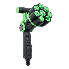"As Is" Greanbase Fireman's Hose Nozzle with 7 Spray Settings