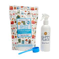 "As Is" Happy Place Starch Powder Laundry Additive with Spray Bottle