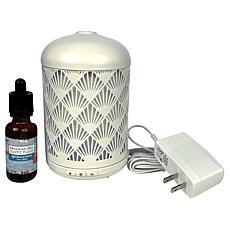 "As Is" Happy Place Ultra Sonic Home Diffuser and 1 oz. Essential O...