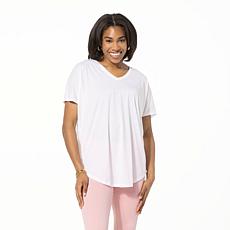 "As Is" HUE Relaxed-Fit V-Neck Dolman Sleeve Tee