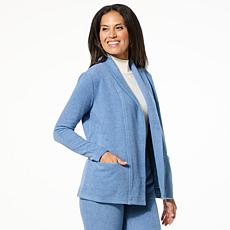 "As Is" HUE Ribbed Sweater Knit Cardigan