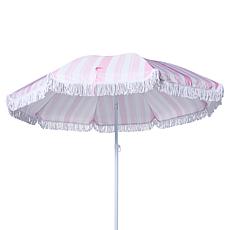 "As Is" Improvements 6.5' Fringe Umbrella with Base