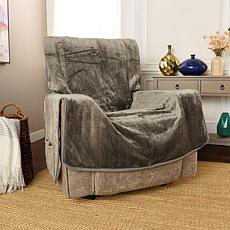 "As Is" Improvements Plush Chair Slip Cover