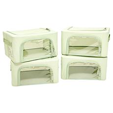 "As Is" Improvements Set of 4 Mini Collapsible Storage Bins
