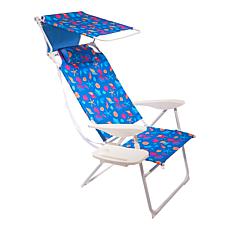 "As Is" Improvements Tall 4-Position Beach Chair with Accessories