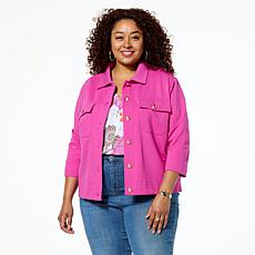 "As Is" Jaclyn Smith Ponte Knit Jacket