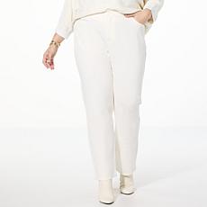 "As Is" Jaclyn Smith Ponte Straight Leg Jean